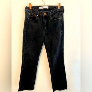 AYR Black Women’s The Bomb Pop Cropped Straight Leg Jeans Size 29